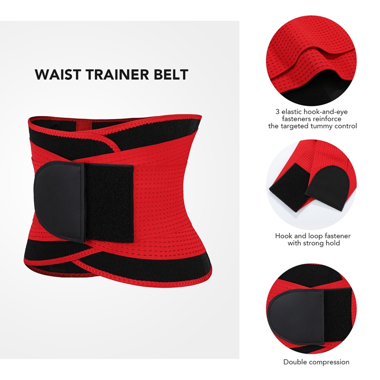 Knitted Body Shaper HEXIN Dropshipping Waist Trimmer for Tummy Control and Fat Burning