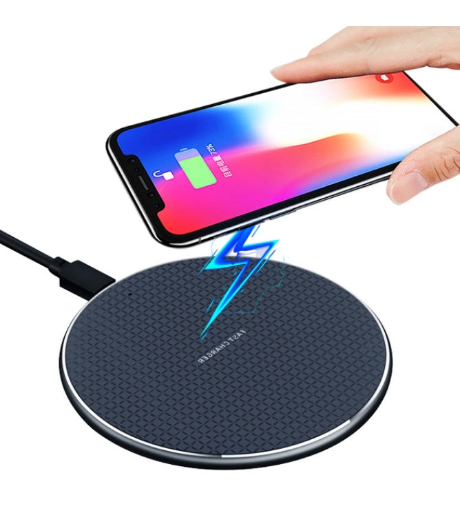 Wireless Iphone Android USB Phone Charger Pad 10w 110 Khz