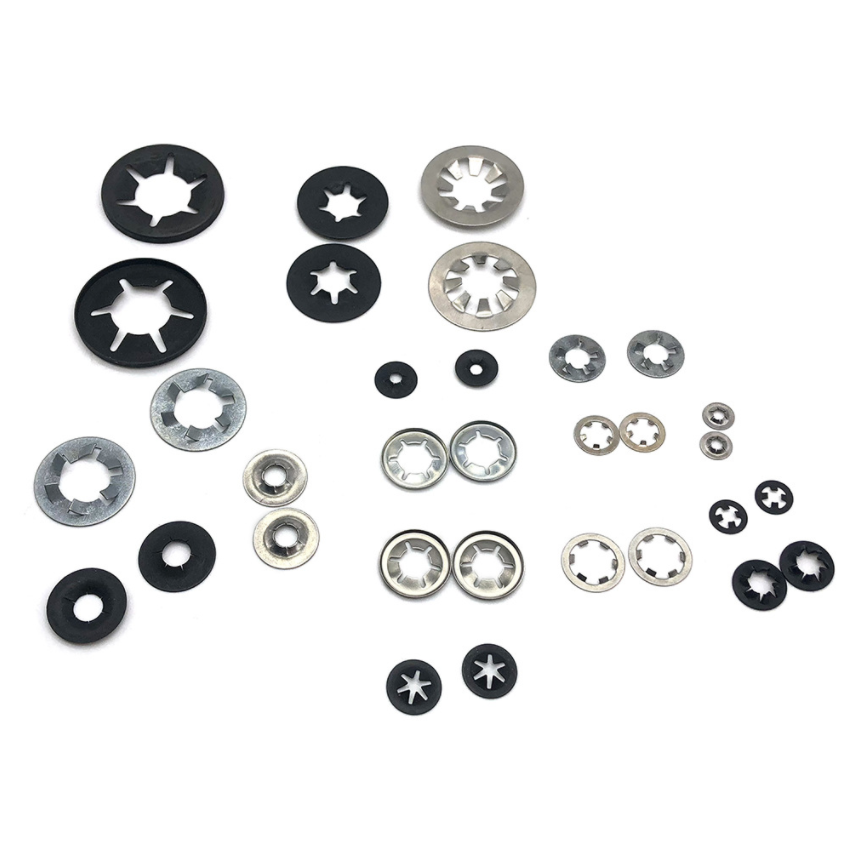 M3 - M100 Self Locking Star Lock Washer Stainless Steel Dome Fender Washer