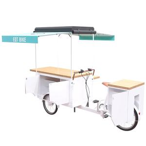 China Electric Mobile Bike Food Cart 300KG Load Capacity CE Certification wholesale