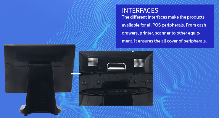 Resolution 280 Plus POS Terminal with Capacitive Touch Panel and External Printer Option