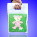cheap custom shopping plastic bag ,gift handle bag