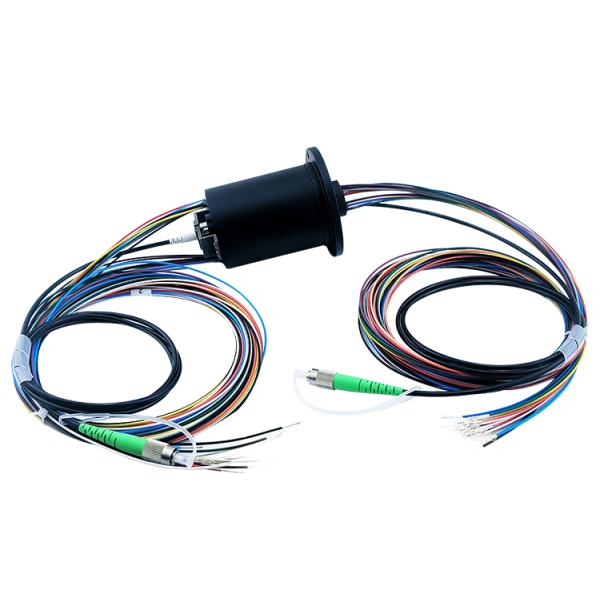 56mm OD fiber-optic electrical combination slip ring, operating wavelength 840