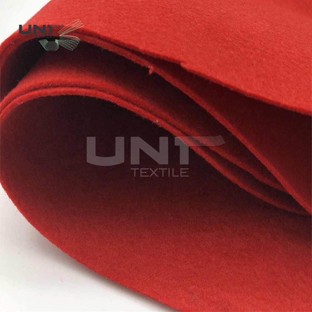 PES Needle Punch Felt Fabric Needle Punch Nonwoven For Decoration / Carpet