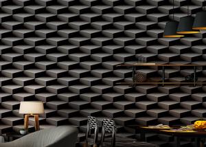 China Interior Antibacterial Board Brick Ladder Design 3D Wall Paper Hotel Decoration wholesale