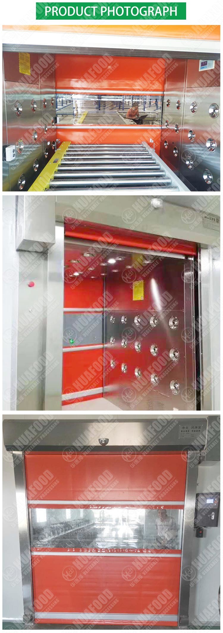 Multi Person Automatic Induction 304 SUS Cleanroom Air Shower