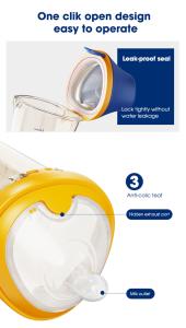 China 240ml Newborn Formula Flip Cap Baby Bottle PPSU Wide Neck BPA Free wholesale