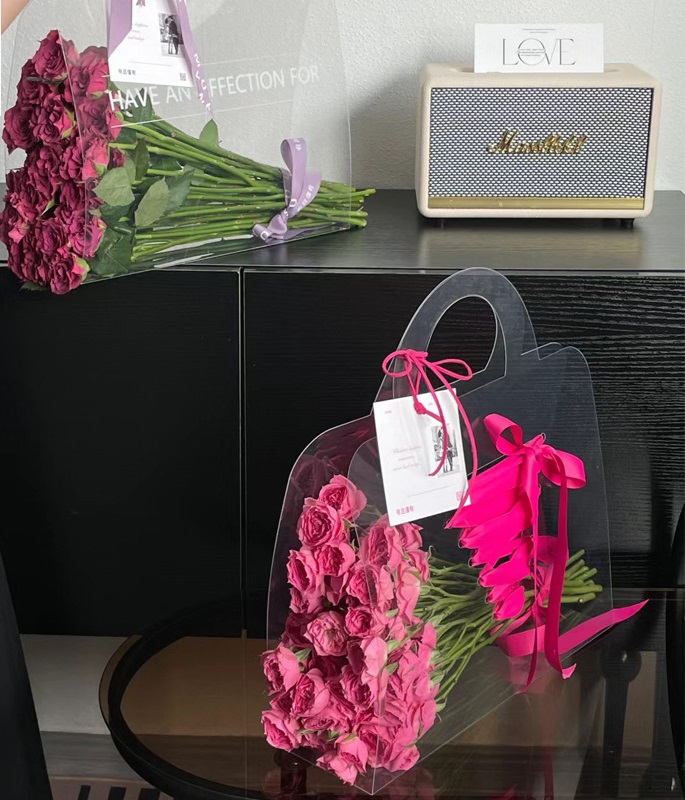 Pet Transparent Box Bag for Flower Unique Gift for Special Occasions Other Gift Craft