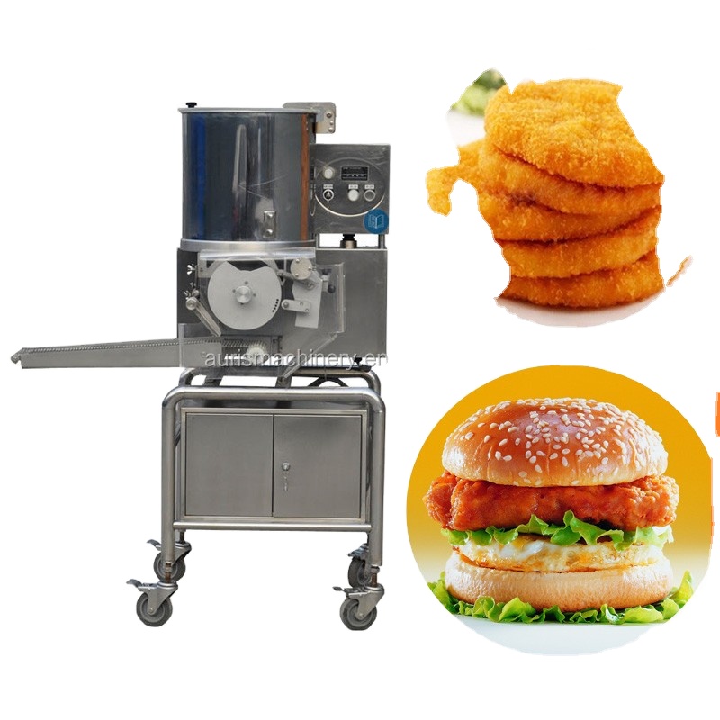 Pork Burger Patty Machine 300kg/H Automatic Hamburger Patty Maker