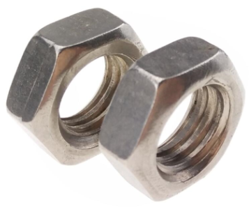 304 Stainless Steel Hex Nuts For Screws Bolts M6 Standard DIN 934