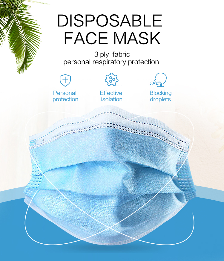 Sterility 3 Ply Disposable Face Mask