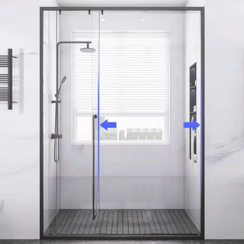 Stainless Steel Shower Glass Profile SUS304 Glass Shower Door Hardware