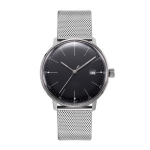China Double Curved Crystal Silver Stainless Steel Watch With Interchangeable Bezels wholesale