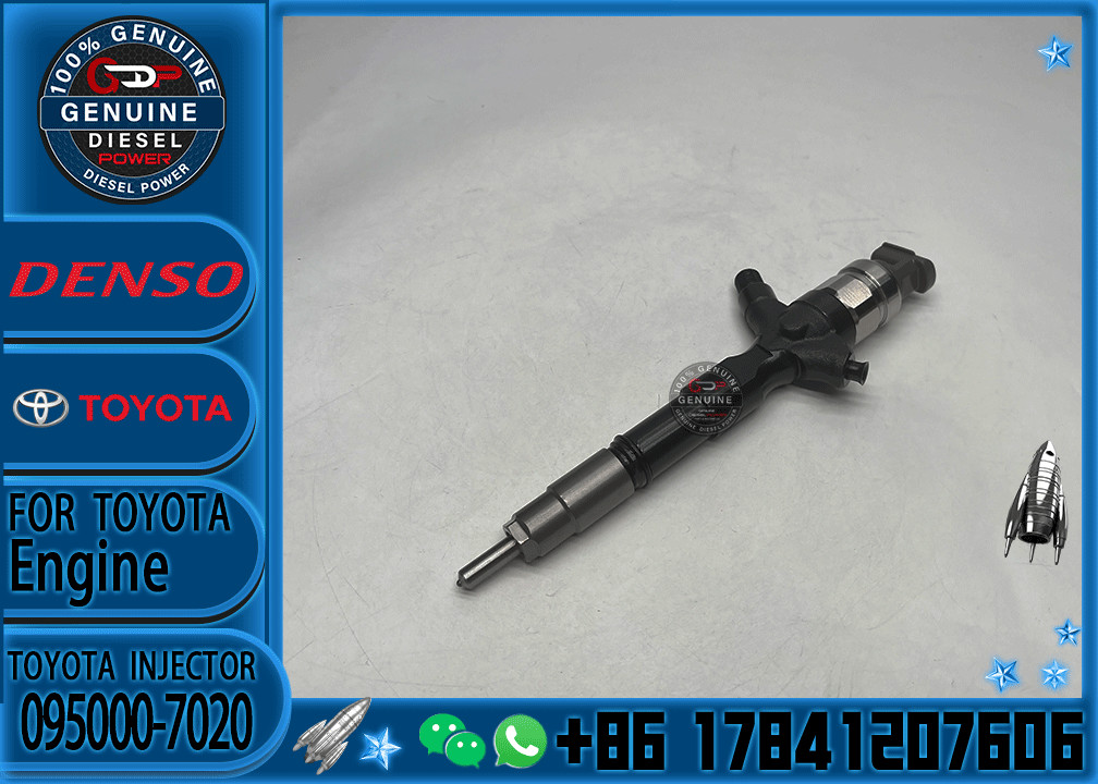 Hot Selling Diesel Injector 23670-39175 Common Rail Injector 095000-7020