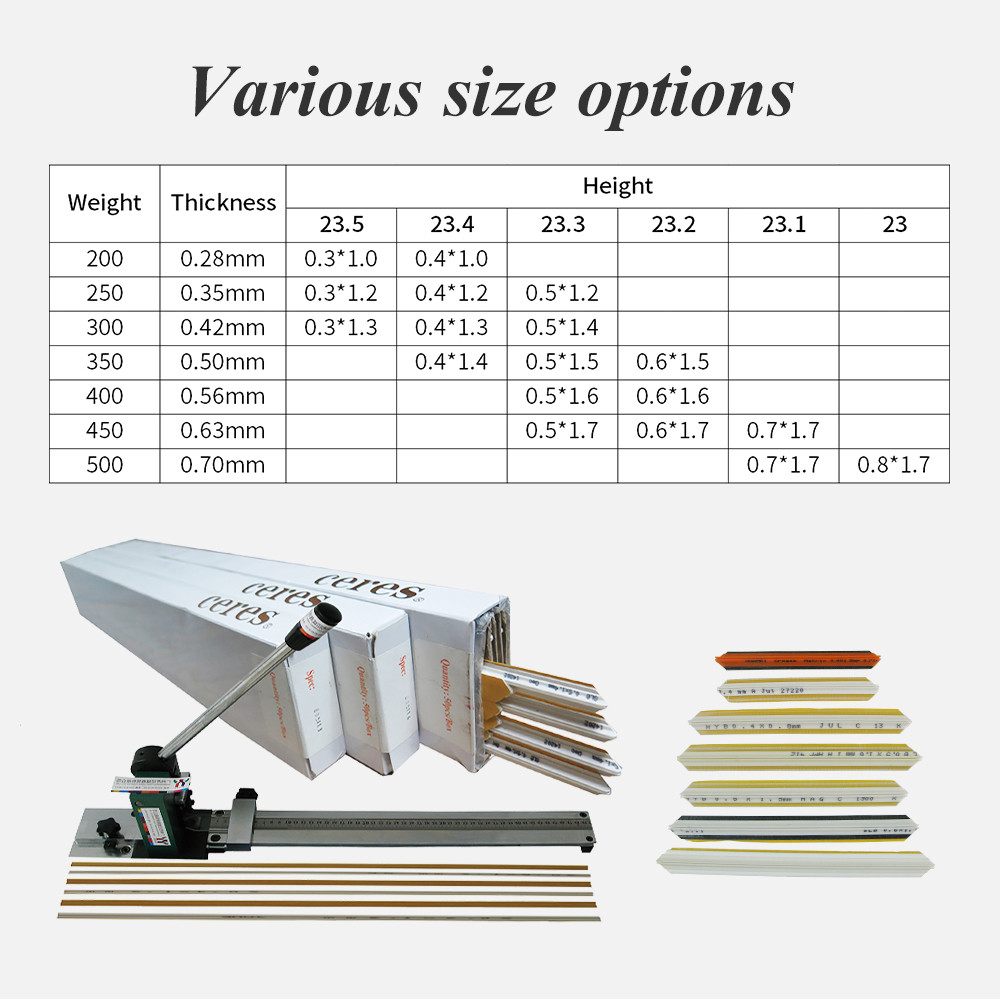 Creasing Matrix 0.4*1.4 Printing Machine Spare Parts