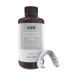 China Gray Biocompatible 3d Printing Resin Dentures Biocompatible Uv Resin wholesale