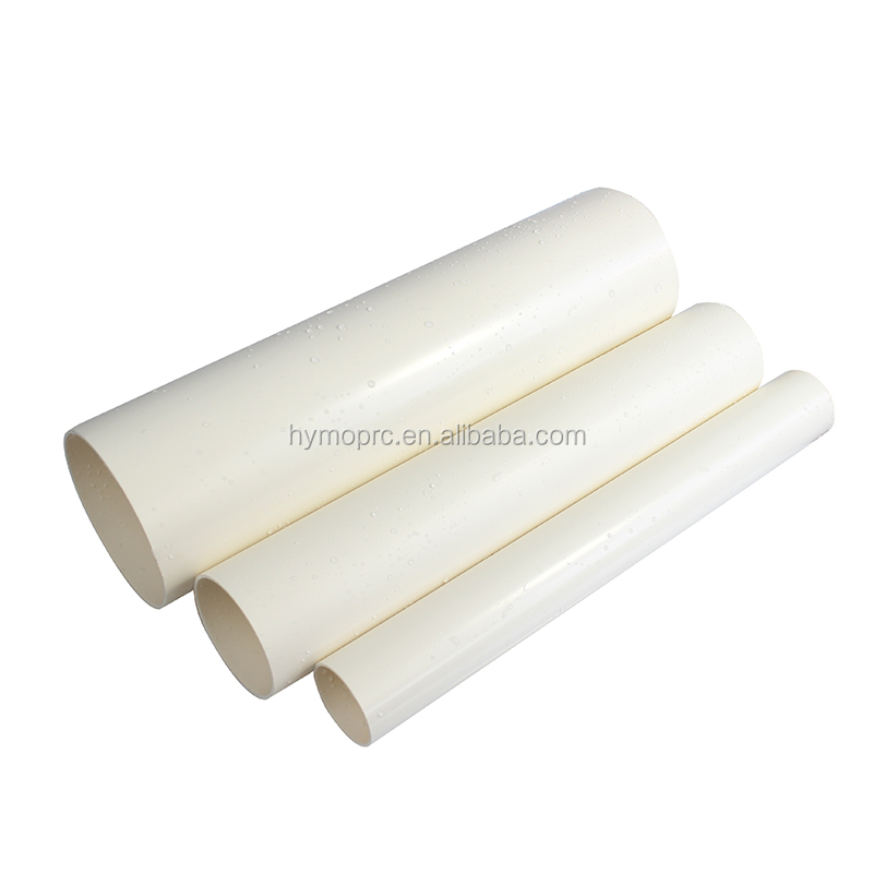 White Color 8 Inch PVC Pipe for Drainage Professional Directly Sell
