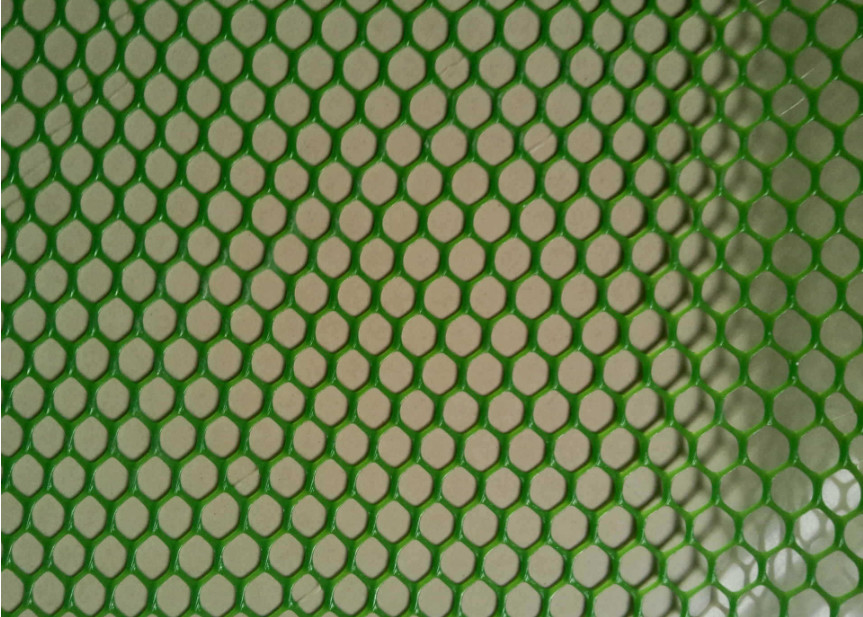 20mmx20mm Iso9001 Certificate Green Plastic Mesh 0.1cm Apeture