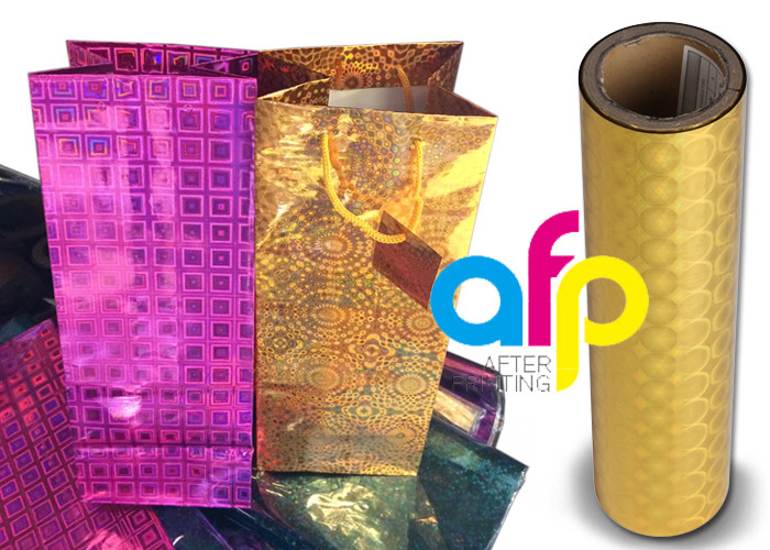 BOPP Laser Holographic Film For Lamination Machine 180mm - 1300mm Width