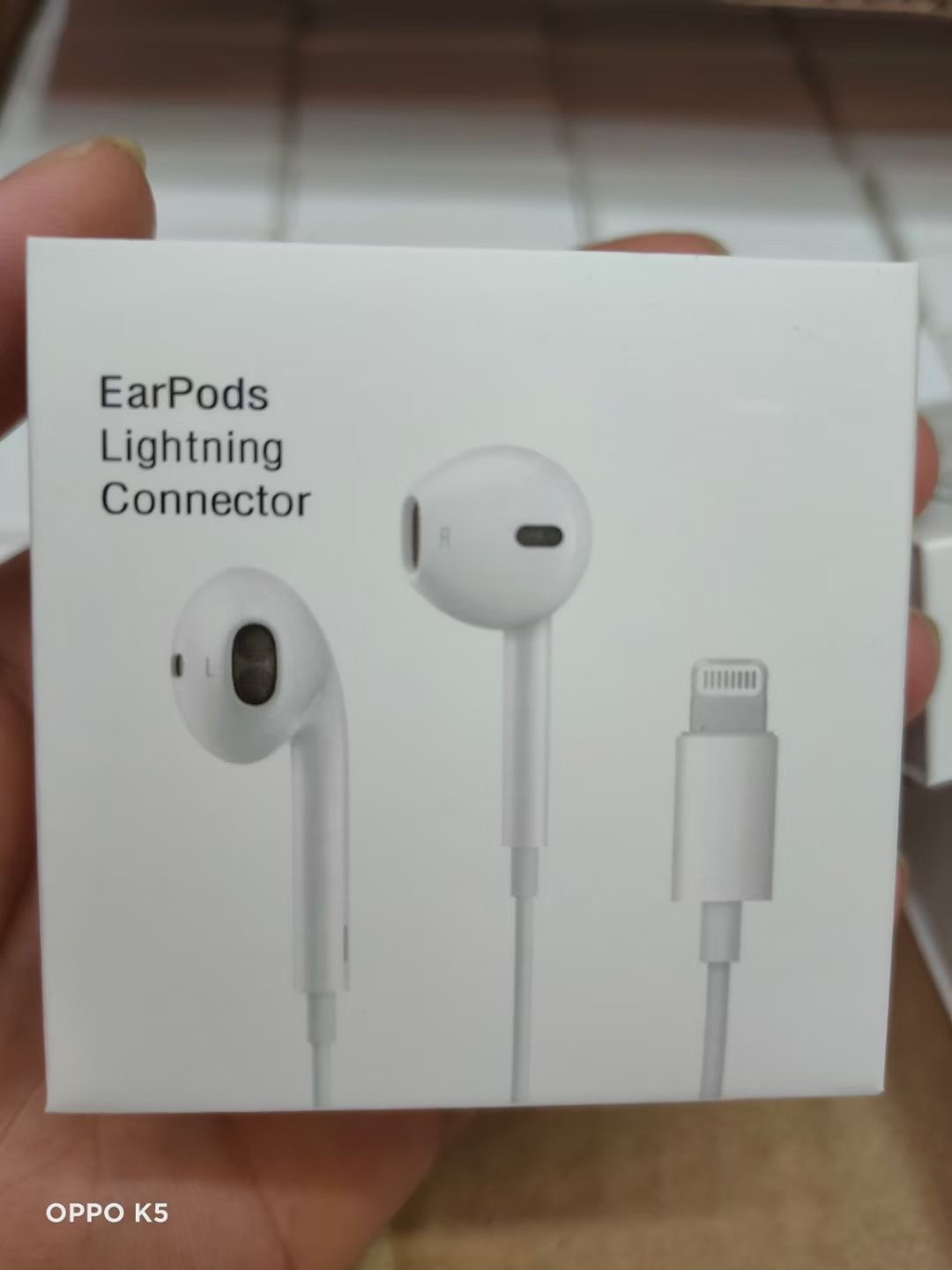 OEM 8 Pin In Ear White Wired Earphones Foxconn I8 X I7 With Remote Mic
