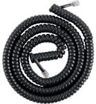 RJ11 6P4C Spiral Telephone Cable 12FT Male to Male 24AWG