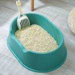 OEM All Open Top Cat Litter Box 3L Square Oval Cat Sand Basin