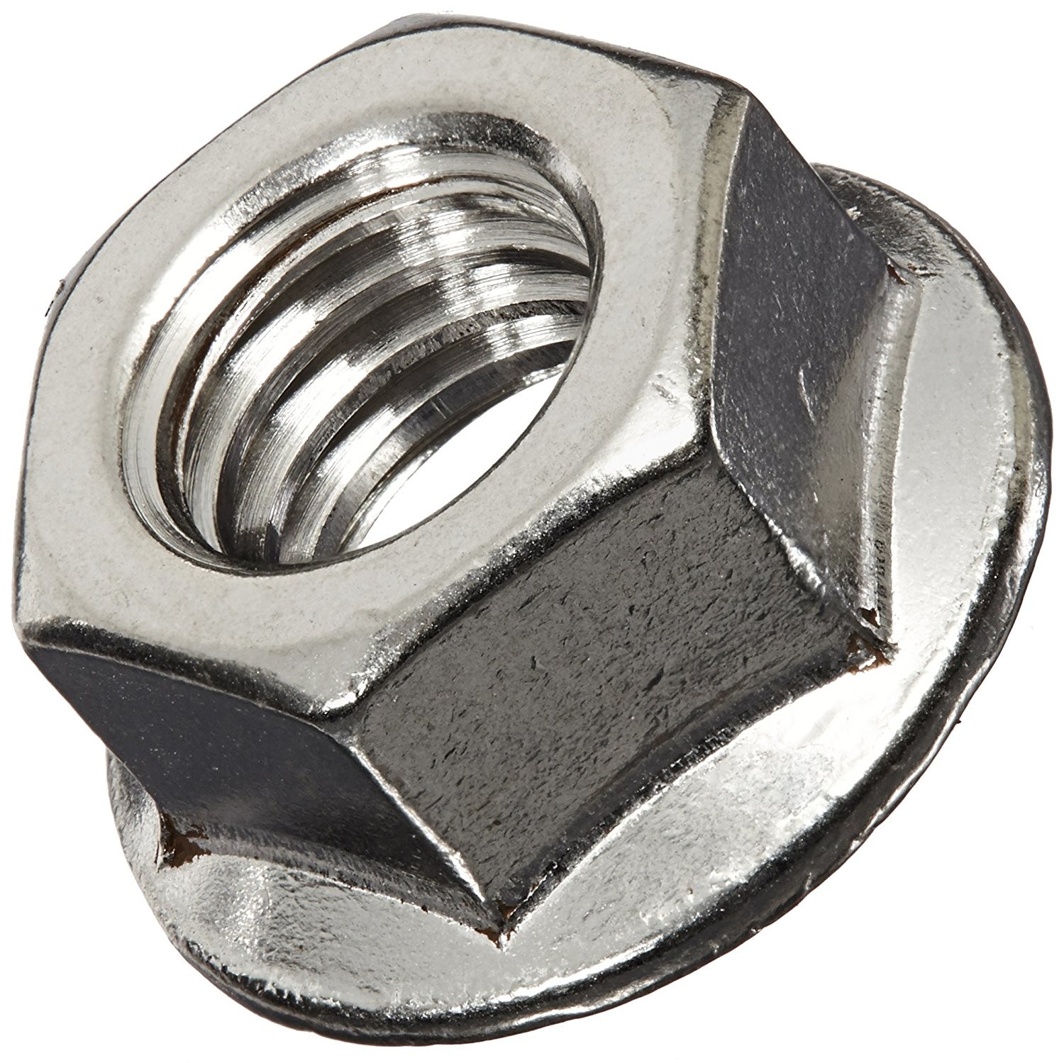 ASME B18.2.2 Zinc Plated Stainless Steel Hex Flange Nuts Screw With Nut Nylock Nut