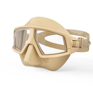 China Silicone PC Freediving Goggles Non Fogging Snorkel Mask UV400 Protection wholesale