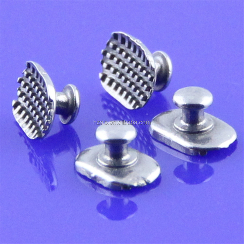 Orthodontic instruments Orthodontics accessories bondable Y type dental crimpable hook clamp Pack 10pcs each pack Long and short