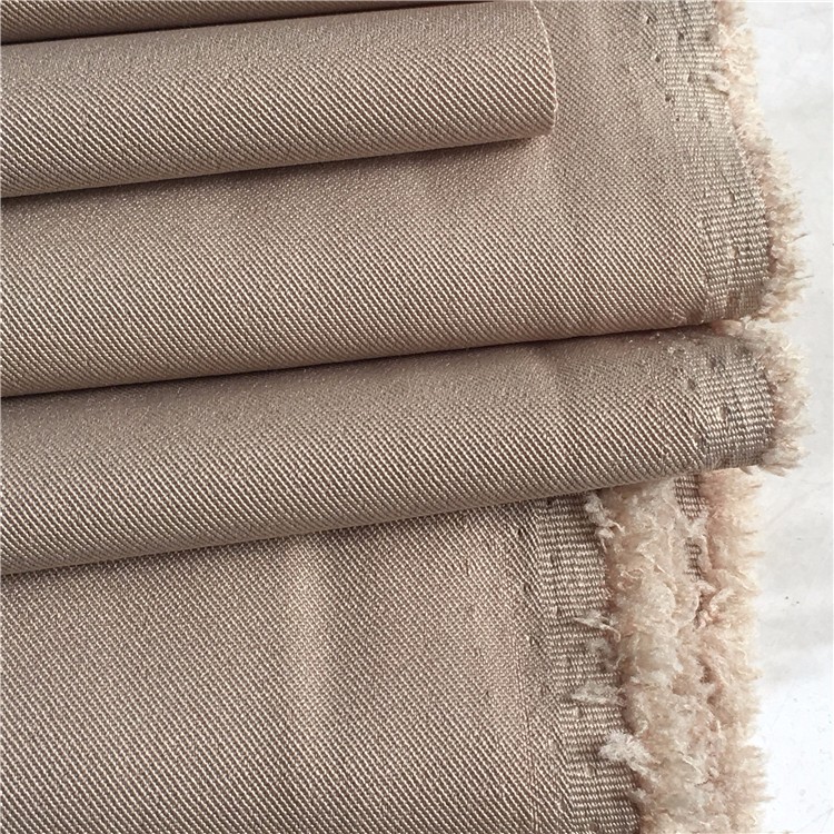 Durable 95 Polyester 5 Spandex Twisted Twill 210GSM Gabardine Fabric for Suits Blazer