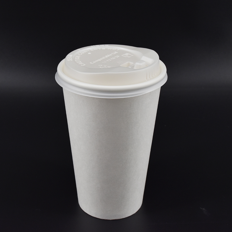 ф90mm Flid CPLA Lid Biodegradable Plastic Lids Environmental Friendly