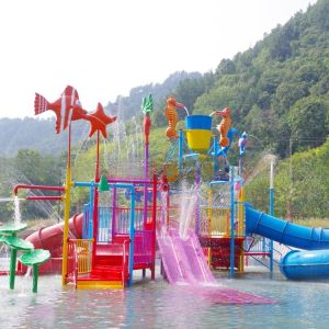 China Popular Attractive Outdoor Splash Water Playground With Fountains SGS on sale