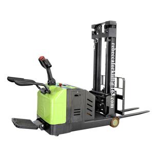 China 1 Ton 3300mm Electric Counterbalance Truck Double Mast With Chain Steering Drive Design wholesale