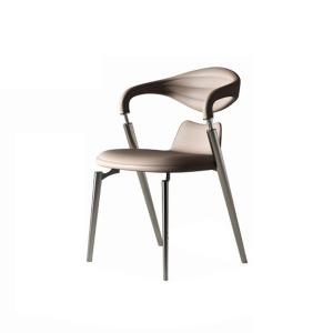 China Leather Upholstery Dining Chairs With Metal Legs Upholster Dining Chairs wholesale