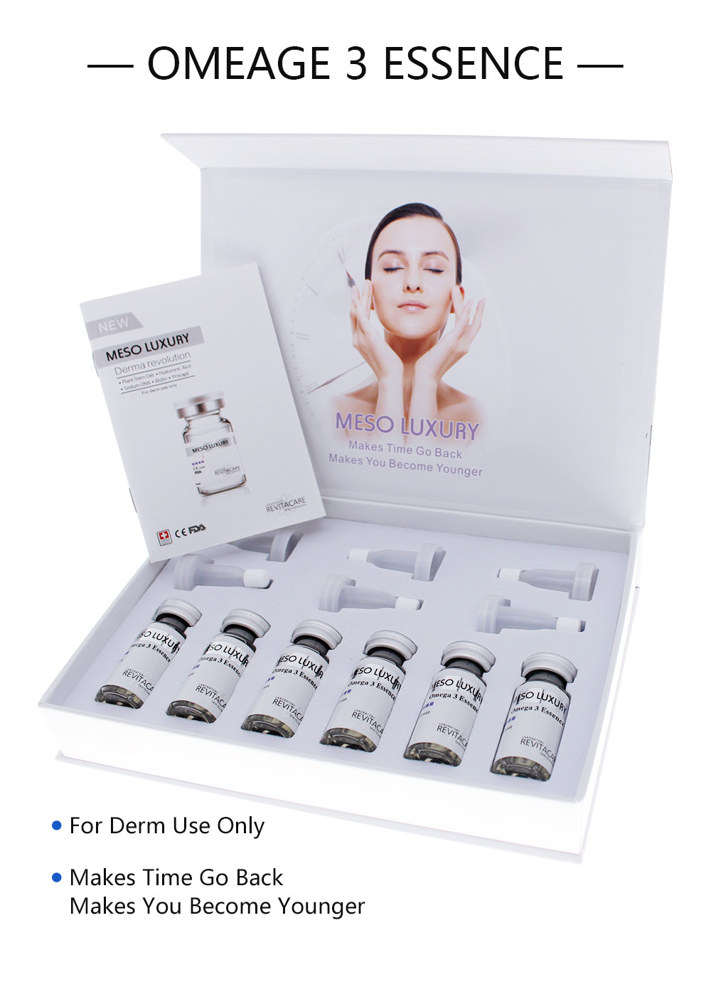 Wholesale Price Omega 3 Serum Meso Skin Care Microneedling Natural Organic Anti Aging Essence