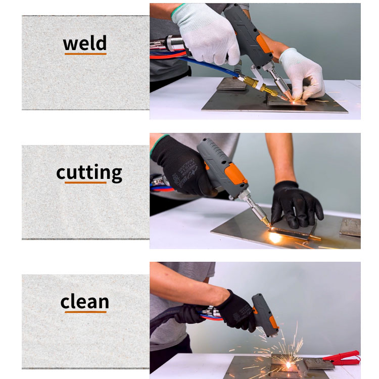 RAYCUS CW Fiber Laser Laser Welders 4 Functions 1500W 2000W 3000W 4 in 1 Handheld Laser Cutting Cleaning Welding Machine