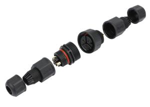 China Circular PVC Jacket Waterproof Cable Joints IP68 Cable Connectors wholesale