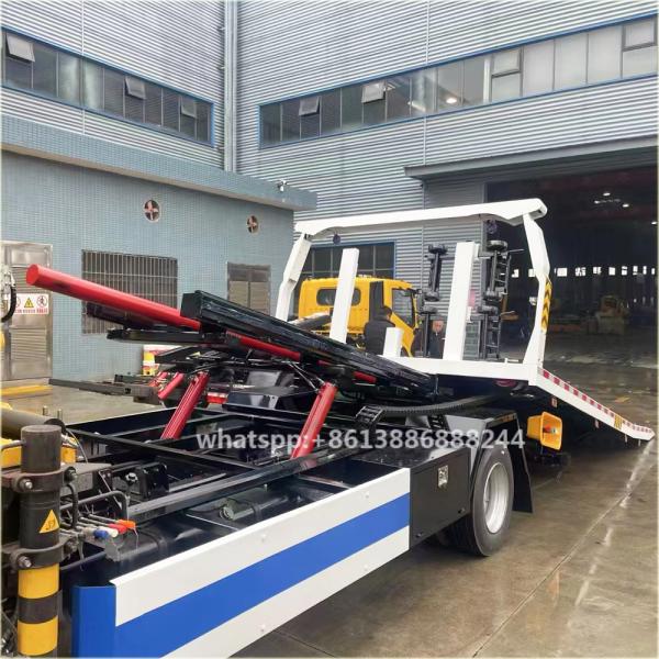 Isuzu ELF Multifunctional Wrecker with Crane Rescue Recovery Tow Trucks with Crane Towing Crane Truck