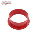Red Collar HVAC Accessories 6 Inches 150mm Plastic Flange 4 Screw Hole Easy