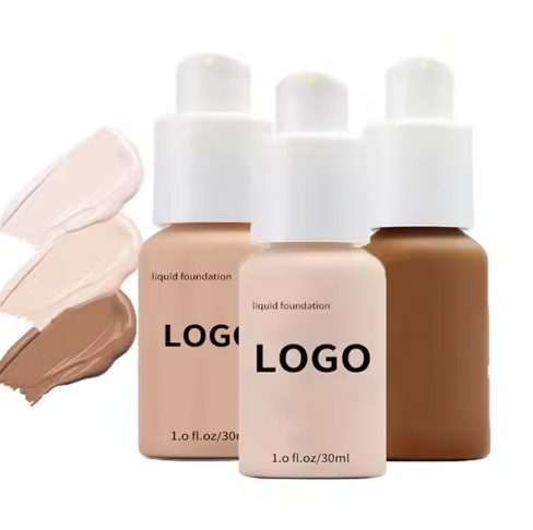 Private Label Best Selling Beauty Foundation Cream Makeup Liquid Vegan