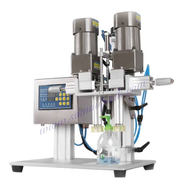 Tabletop Semi Automatic Bottle Capping Machine For Spray Nozzle Cap