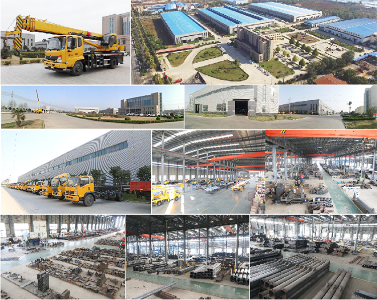 Straight Arm Heavy Truck Crane Machine Price 6 Ton Hydraulic Truck Mounted Crane