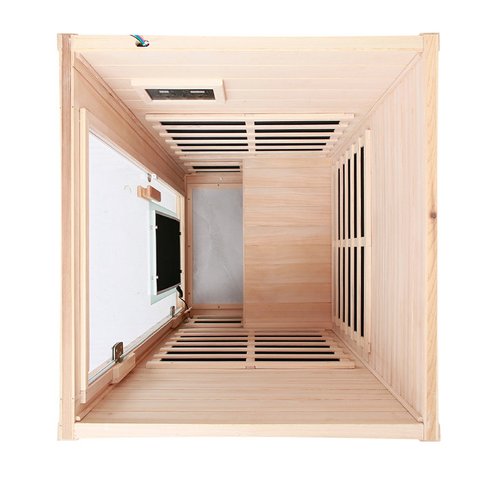 SPA One Person Sauna Room Solid Wood Mini Sauna Room Infrared
