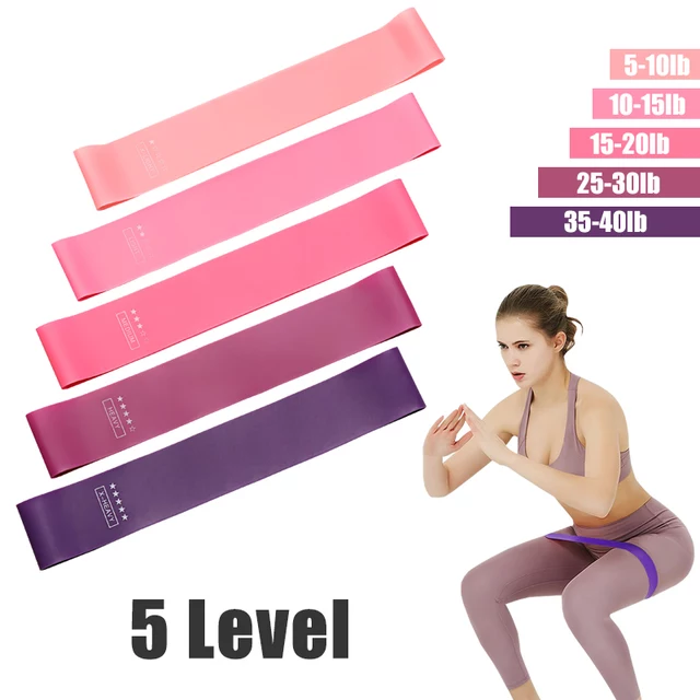 60*5cm 40LB Natural Latex Resistance Bands Exercise Stretch Bands