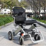 Portable Aluminum Alloy Light Collapsible Wheelchair 6km/H