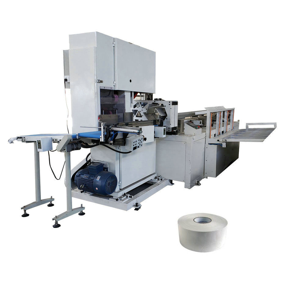 Automatic Toilet Paper Maxi Roll Band Saw Cutting Machine 380V New Condition