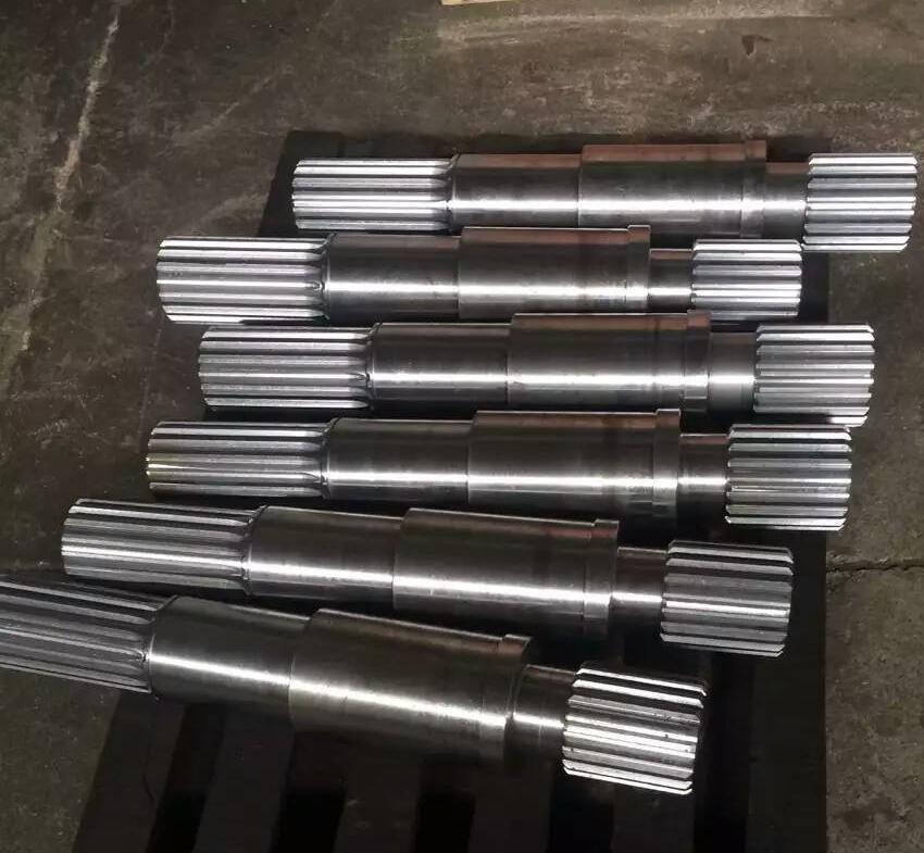 China Spline Gear Shaft with Cylindrical Type for Precision Parts Machining in Mechanical Transmission wholesale
