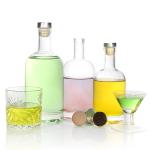 Inventory Glass Bottles Supplier 750ml Heavy Glass Liquor Bottles For Vodka Low