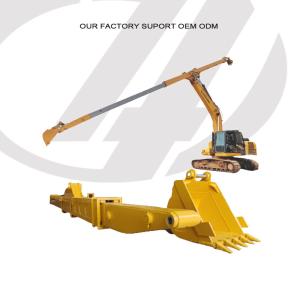 China Manufacturer Custom Excavator Telescopic Arm 14M For 20 Ton Excavator CAT320 SY215 , excavator telescopic wholesale
