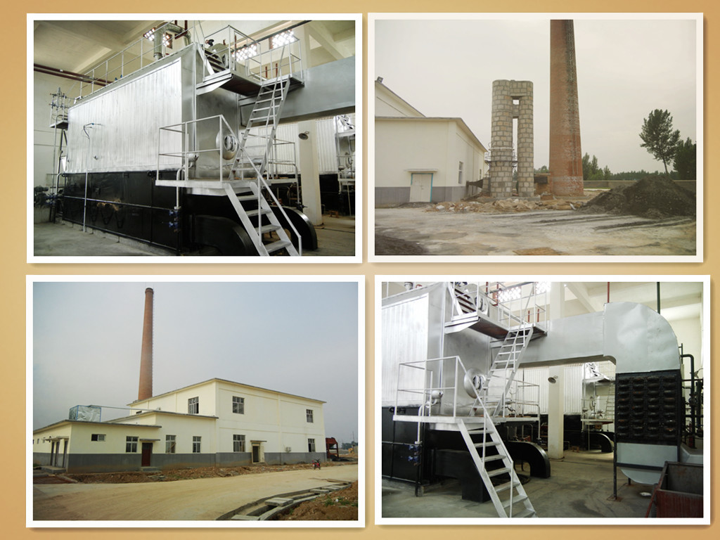 8 Ton Coal Fired Steam Boiler With Energy Saving Light Chain Grate ISO9001 Certification